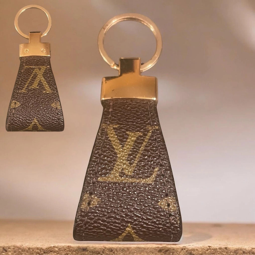 Custom made Authentic LV Canvas/Leather Luxury Keychain