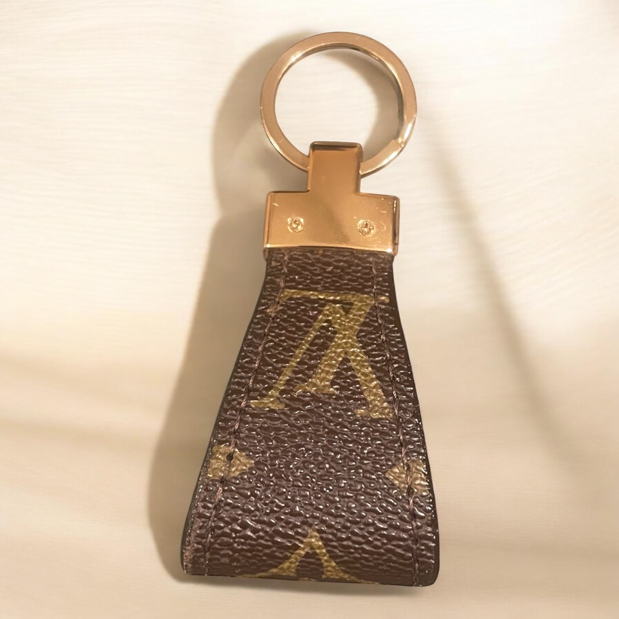 Custom made Authentic LV Canvas/Leather Luxury Keychain