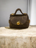 Repurposed Luxury Mini Purse Keychain/Bag Charm